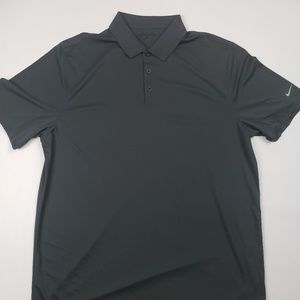Nike golf charcoal grey polo nwt